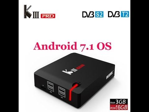 MECOOL KIII Pro TV Box DVB S2+DVB T2 Review смотреть онлайн