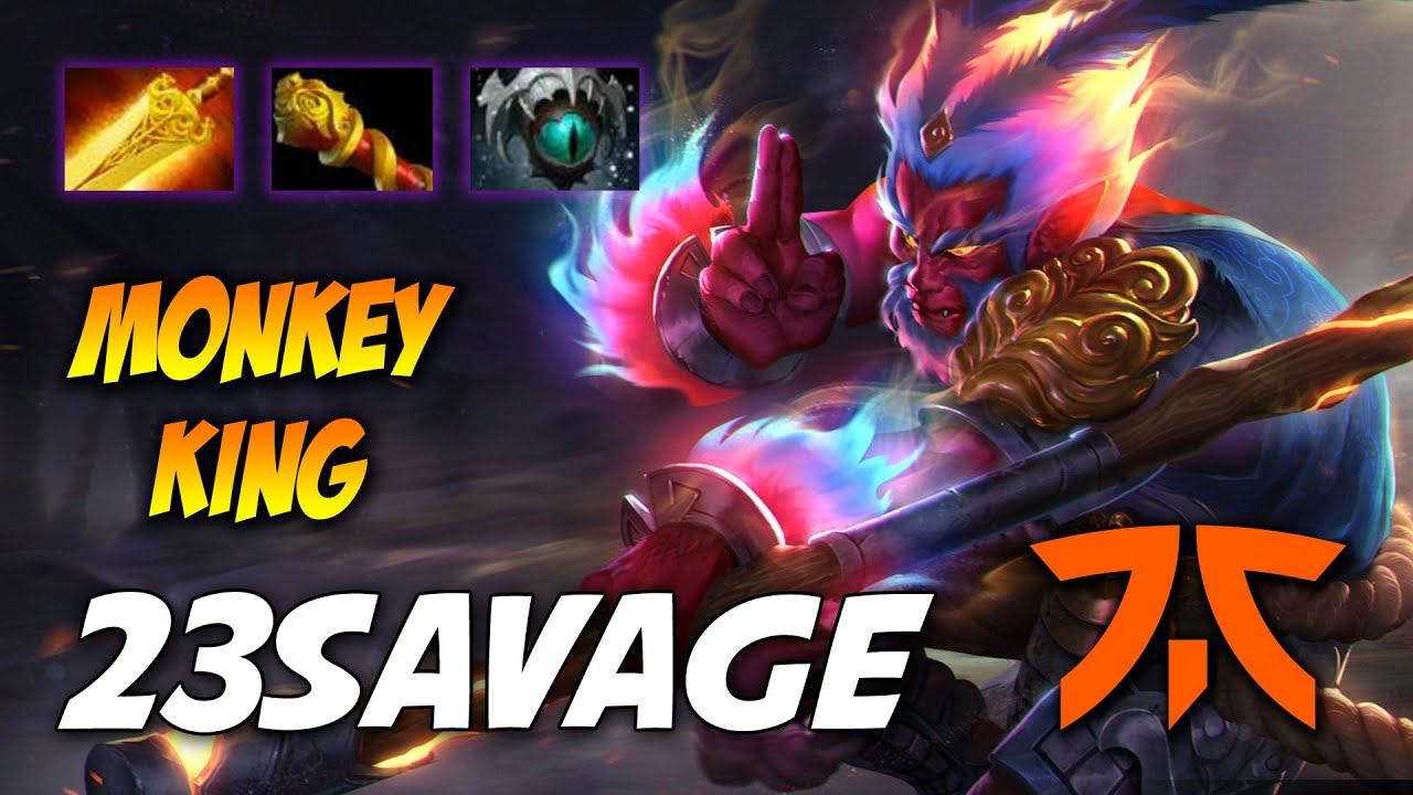 Fnatic.23savage Monkey King - Dota 2 Pro Gameplay [Watch & Learn] смотреть онлайн
