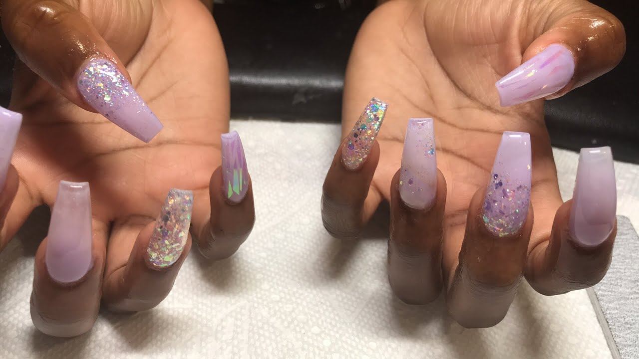 Purple freestyle nails смотреть онлайн