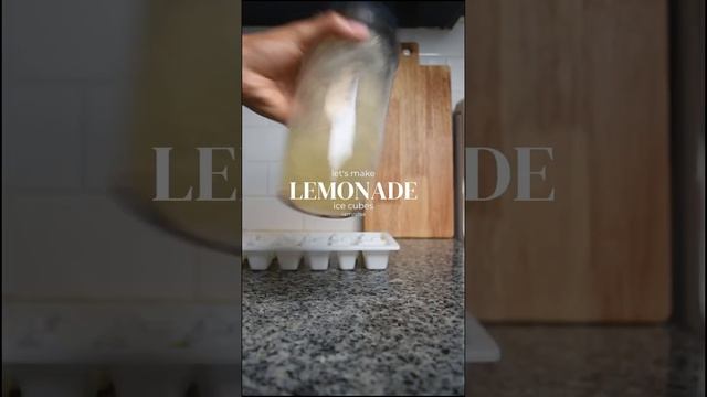 Ice Cube Hack | Lemonade Drink #healthyfood #healthyrecipes #foodhacks