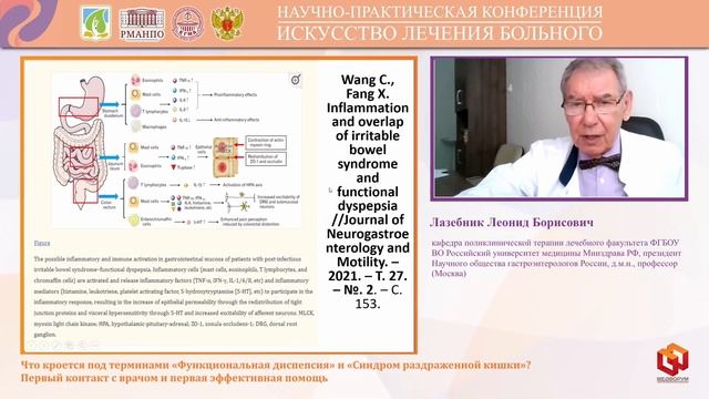 Лазебник Леонид Борисович Что кроется под терминами «Функциональная диспепсия» и «Синдром раздражен смотреть онлайн
