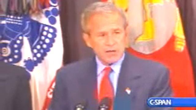 Bush Speech Pentagon - Harming Country And People 8m mark смотреть онлайн
