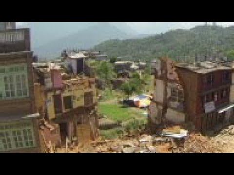Aerials show extent damage near quake epicentre смотреть онлайн