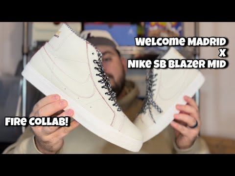Welcome Madrid X Nike SB Blazer Mid! Fire SB Sneaker Collab! Best Blazer in Years! смотреть онлайн