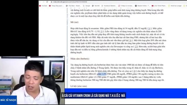 Món Ăn Giúp Kiểm Soát Đường Huyết Tại Nhà | Bác Sĩ Ngọc