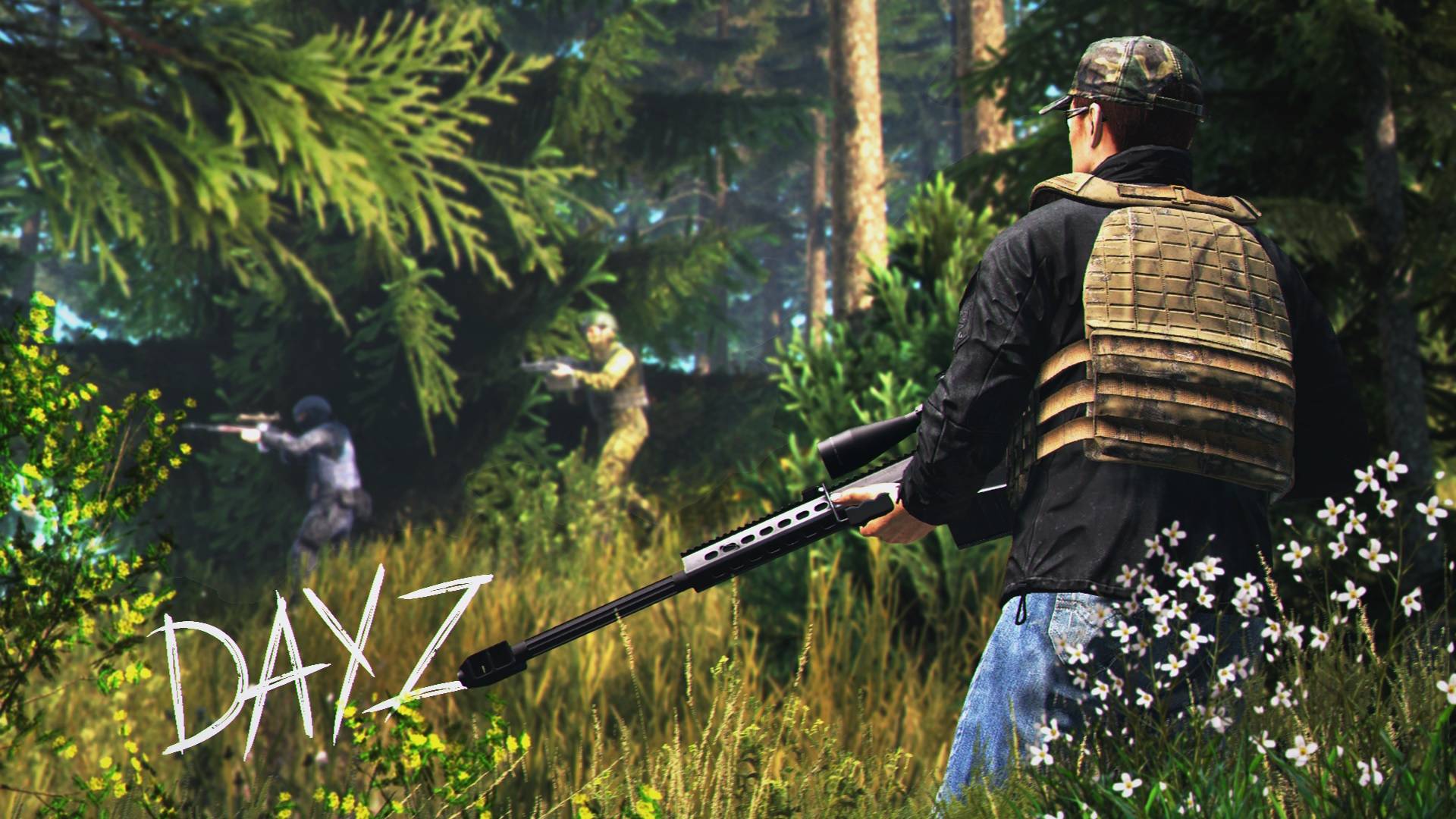DayZ - Зачистка кемперов и снайпинг с барретом смотреть онлайн