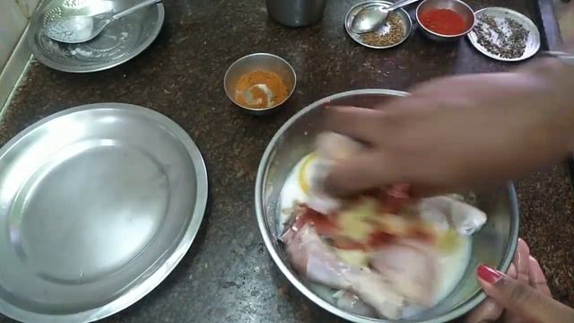 How to make fried chicken. #trendingsamayalwithkiki смотреть онлайн