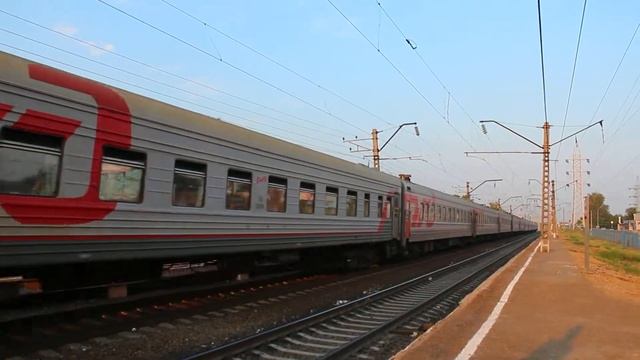 Электровоз ЭП1М-651 с поездом №478 Челябинск — Адлер смотреть онлайн