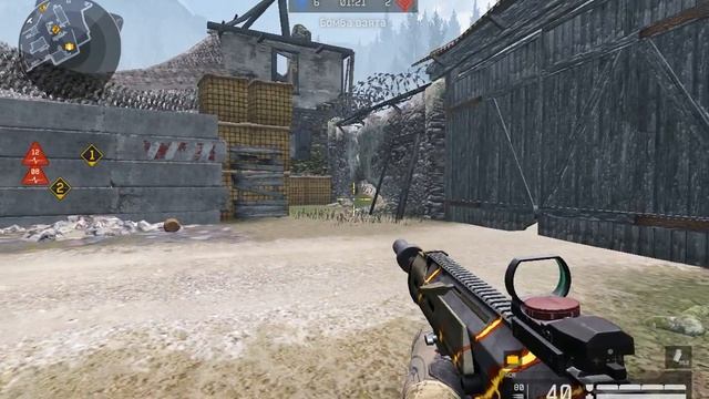 Warface. Остался один против троих на КВ. Нарезка момента. смотреть онлайн
