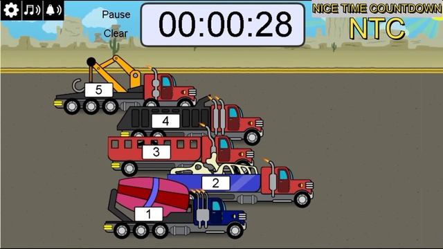 Lorry Race Timer! nice time countdown timer смотреть онлайн