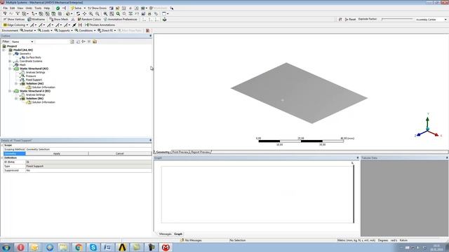 ANSYS membrane large deflection смотреть онлайн