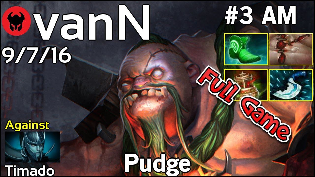 Support vanN plays Pudge!!! Dota 2 Full Game 7.21 смотреть онлайн