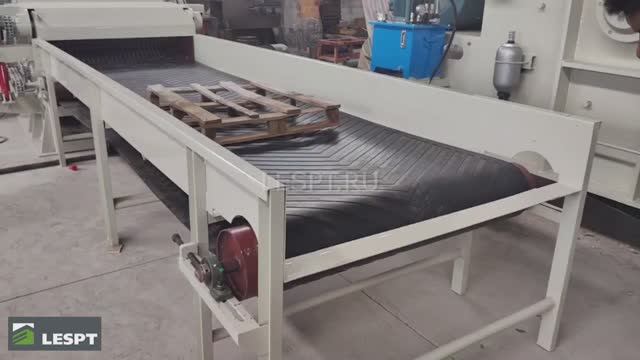 Горизонтальный шредер для деревянных поддонов и обрезков ДСП