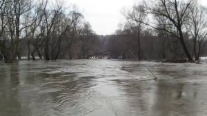 Сплав по реке Каширка 15.04.2012. Сильнейший паводок.