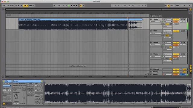 How to find the tempo of a song for remix in Ableton Live смотреть онлайн