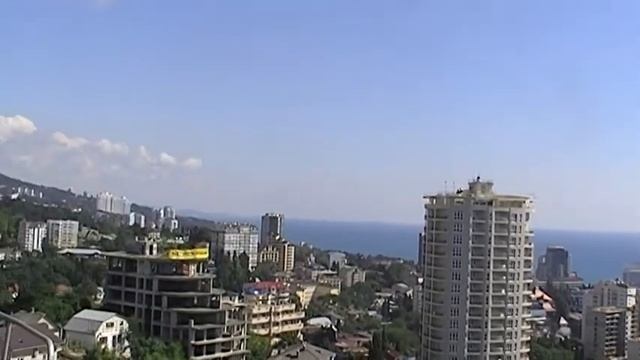 Вид из окон строящегося ЖК "Парус" г.Сочи смотреть онлайн