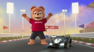 Мишка Opticell принес новую энергию!