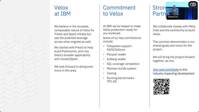 Velox At IBM - Remus Lazar, IBM