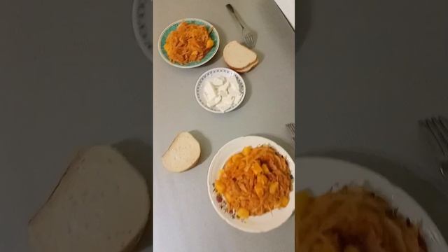 Тушёная капуста с картошкой на ужин💫💘 смотреть онлайн