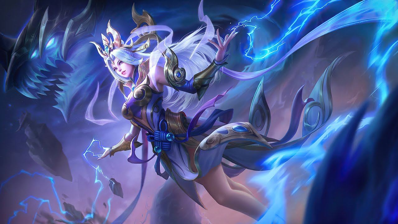 SELENA THUNDER FLASH SKIN Animated Illustration Timelapse |Mobile Legends| [Fanart] смотреть онлайн