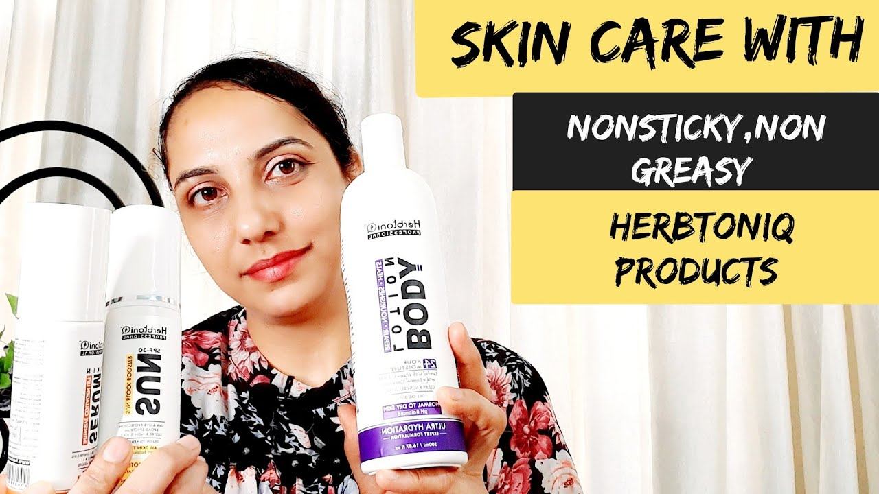Best skin care products Herbtoniq body lotion,skin serum, sunscreen honest review @rkaurworld смотреть онлайн