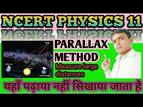 Parallax Method Class 11 / In Hindi 2020/ NCERT/ Physics 11/ BY VIJAY SIR/ IIT / ICSE / PMT/ CBSE смотреть онлайн