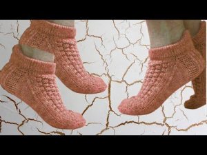 Носочки с высоким задником.Спицами.#(2024)