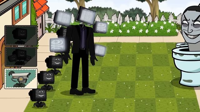 Camera Plant,TV Man Plant,Super Titan TV Plant Vs Zombie Skinbidi,Boss Spider Skinbidi Ep1 #19 смотреть онлайн