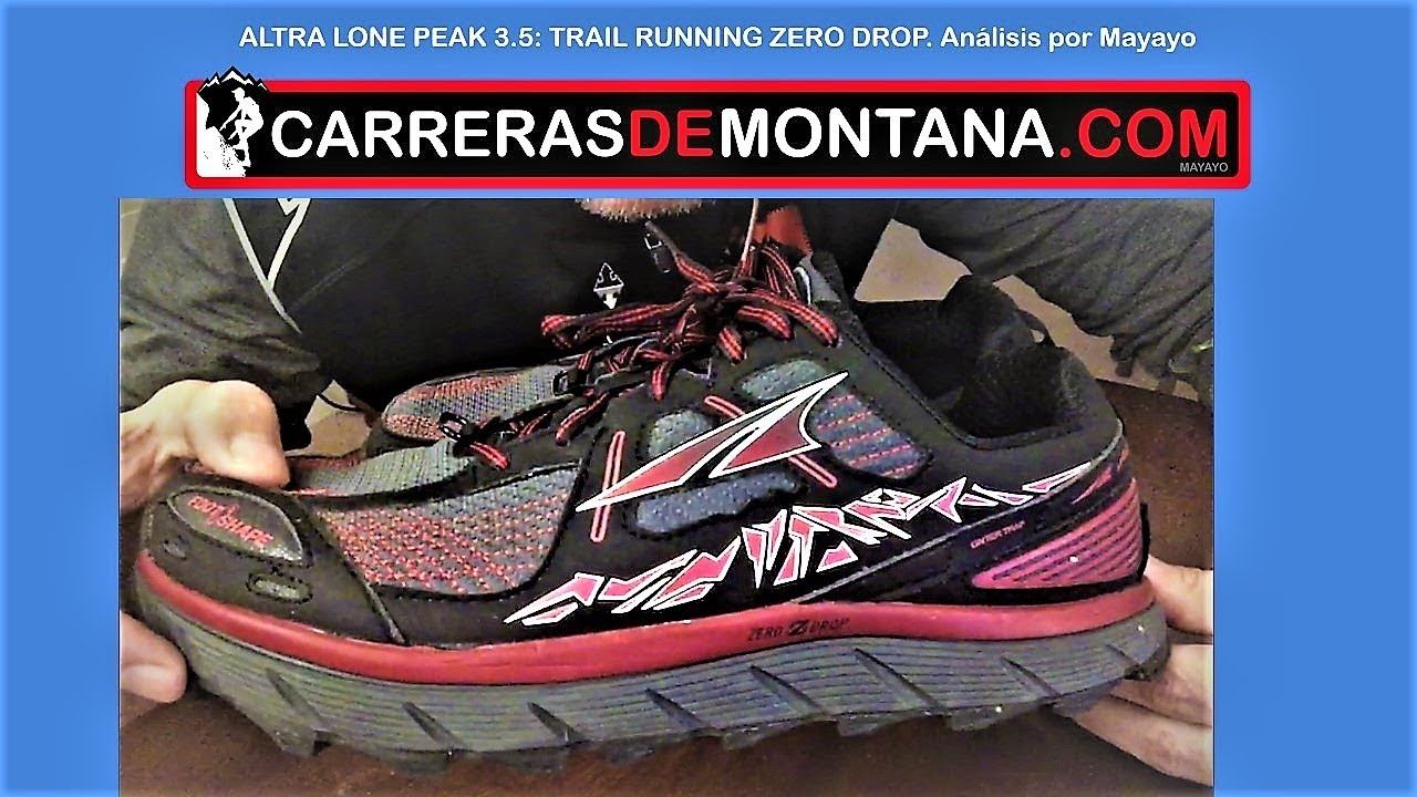 Altra Lone Peak 3.5: trail running zero drop. Análisis por Mayayo. смотреть онлайн
