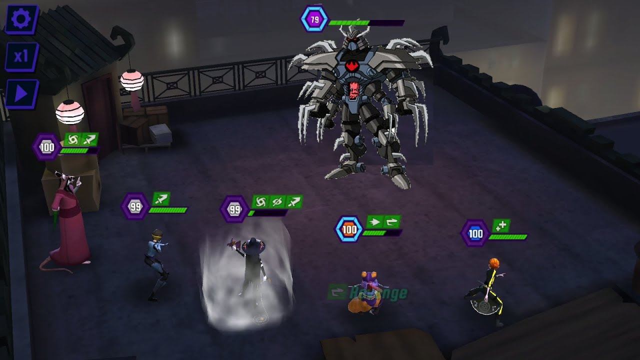 Splinter And Girls VS Shredder Teenage Mutant Ninja Turtles Legends смотреть онлайн