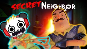 ESCAPE SCARY SECRET NEIGHBOR! Let's Play Hello Neighbor with Combo Panda vs. Big Gil