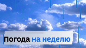 Моя версия заставки погода на неделю