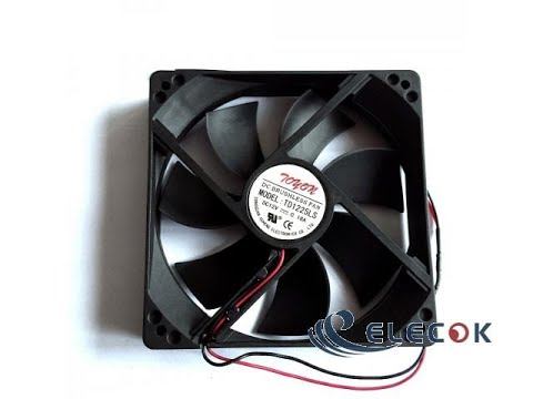 TD1225LS 12V 0.18A 12CM 12025 Fan 120*120*25MM 2wires смотреть онлайн