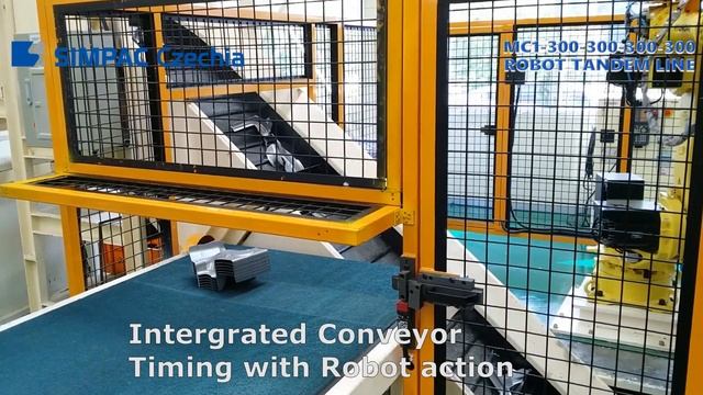 SIMPAC | MC1-300-300-300-300Ton Synchronized Tandem Robot line смотреть онлайн