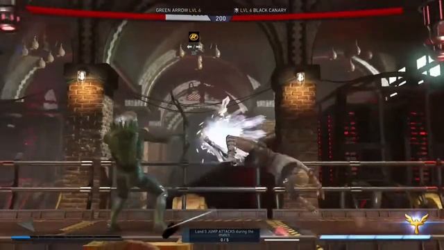 Injustice 2 gameplay- Green Arrow vs Black Canary смотреть онлайн