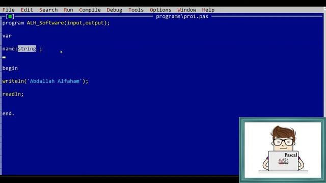Learning Pascal - Tutorials - Lesson 2 - Get Started - تعلم باسكال - دروس смотреть онлайн