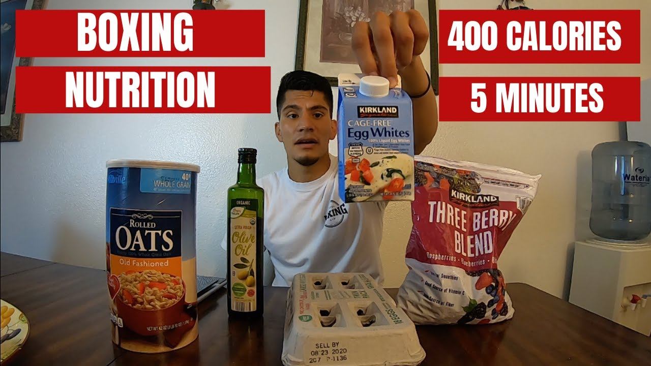 Boxing Nutrition | 5 Minute Post-Training Meal | 400 Calories смотреть онлайн
