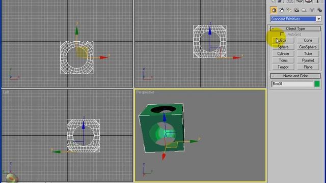 3DS Max - Boolean With Materials смотреть онлайн