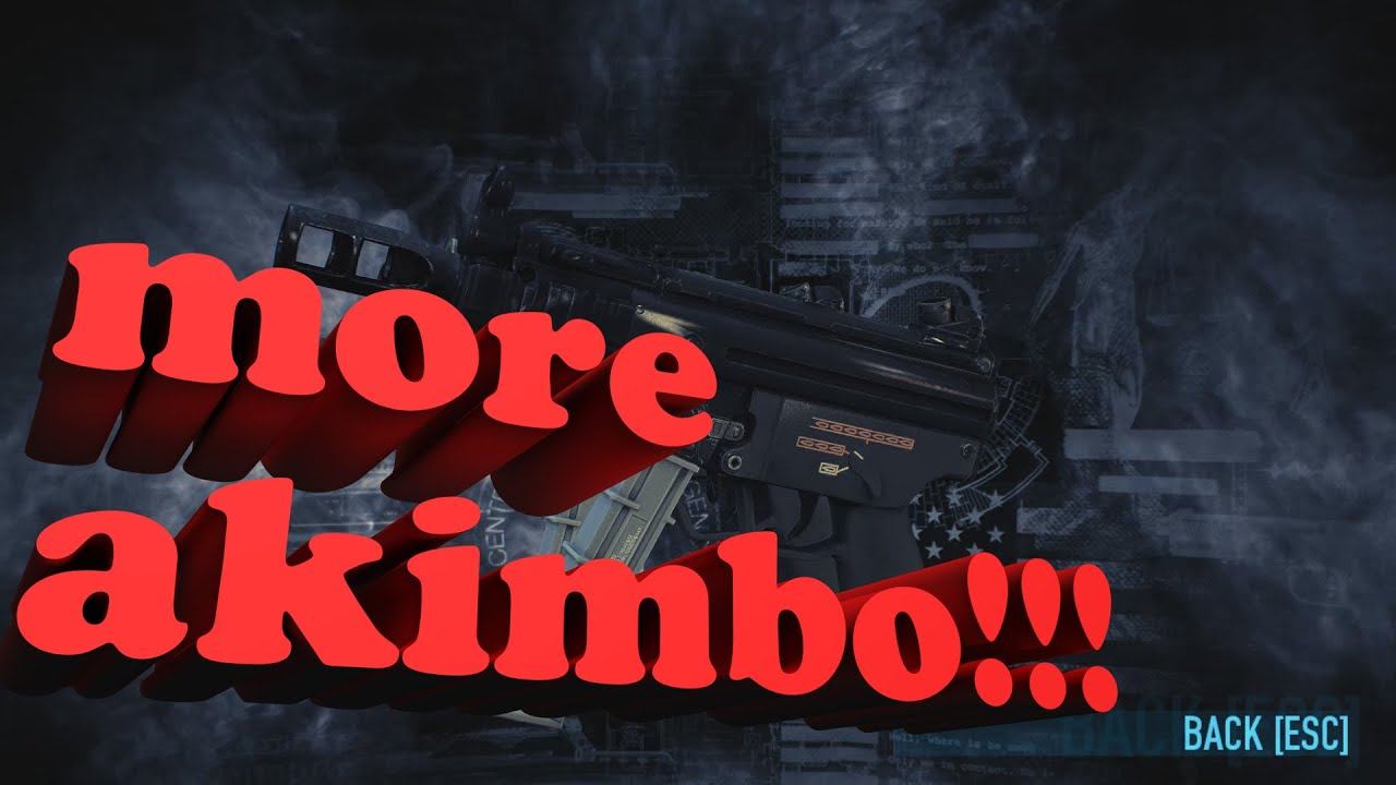 the akimbo CMP5 and krinkov SMG (payday 2 weapon review) смотреть онлайн