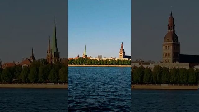 Солнечный вечер. #riga #рига смотреть онлайн