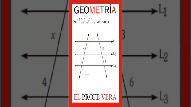 PROPORCIONALIDAD #triángulos #matematicas #elprofevera #geometría #trigonometría #shortsyoutube смотреть онлайн