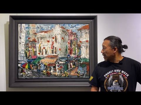 "Chinatown" and "Moment in Time - Tiong Bahru" by artist Zhu Hong смотреть онлайн