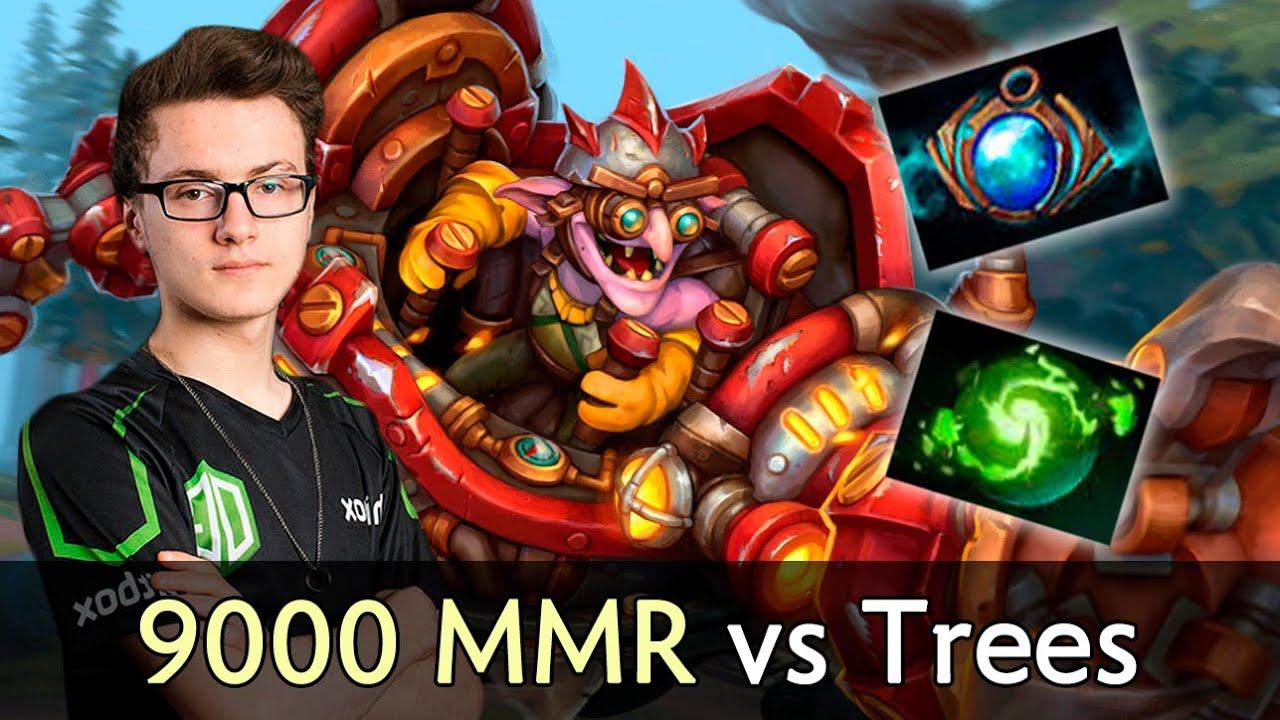 Miracle 9000 MMR mid Timbersaw vs trees смотреть онлайн