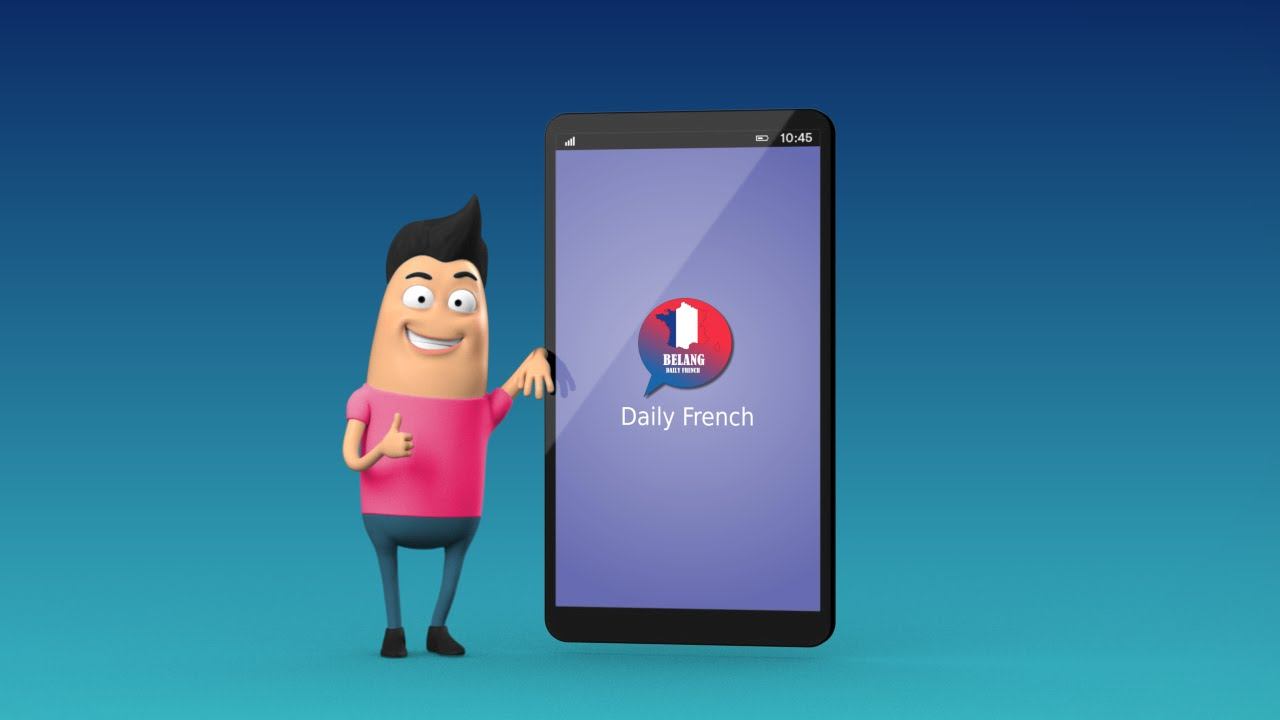Daily French App Promo Video смотреть онлайн