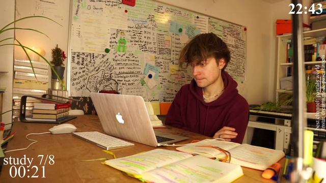 LIVE | 10-HOUR Study With Me Part 2 📚🌧 Rain Sounds & Pomodoro Timer 60 & 10