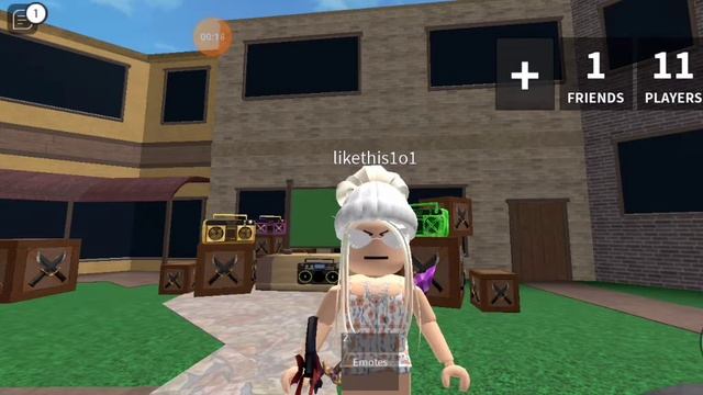 Зашла на карту котора похожа на Murder Mystery 2 | Roblox смотреть онлайн