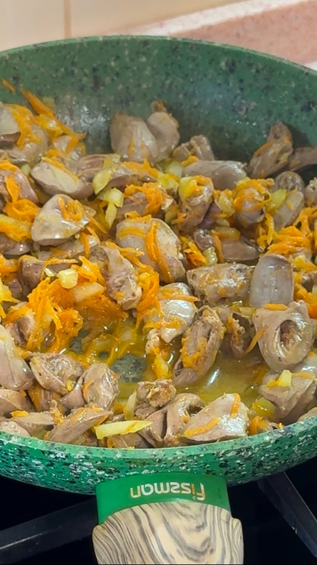 рецепт куриных сердечек