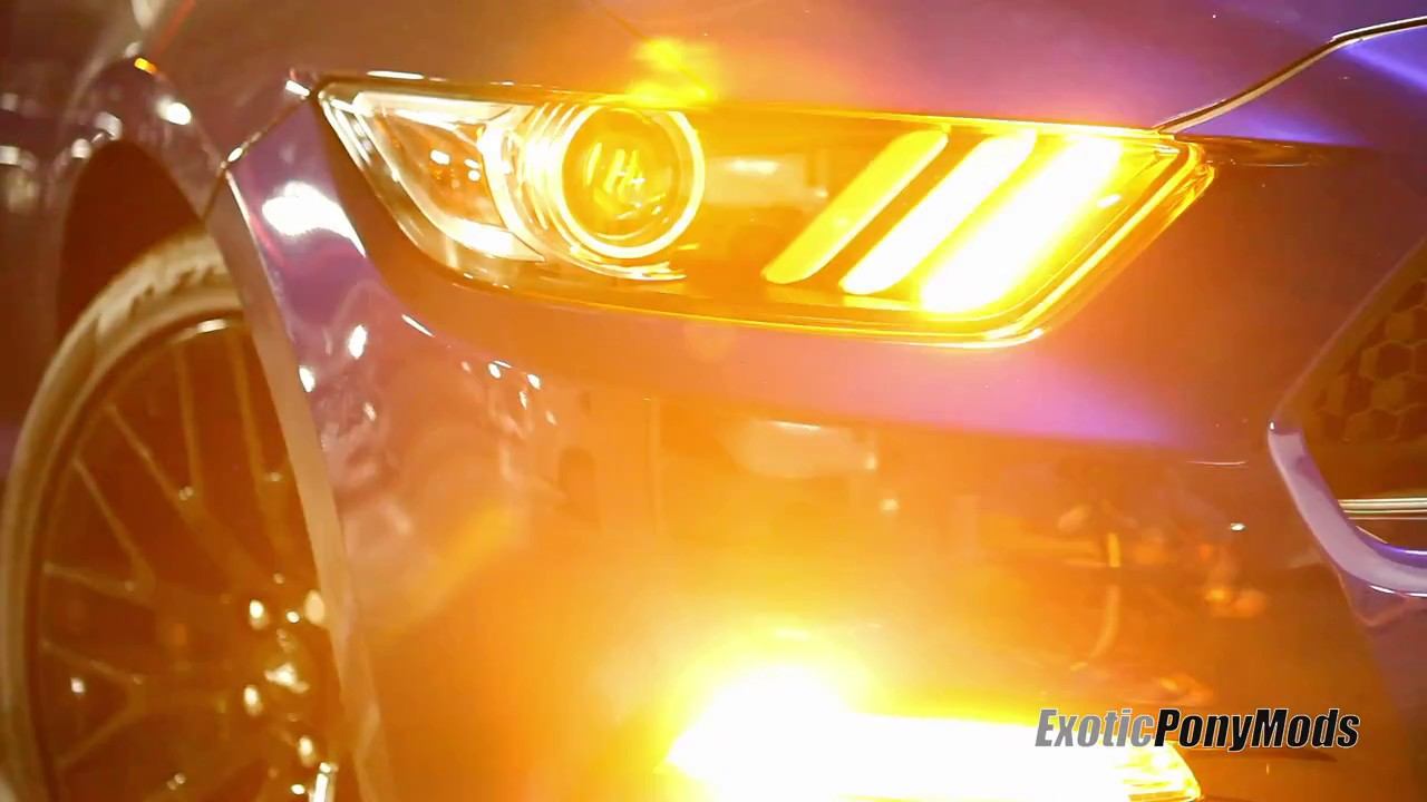 2017 Mustang Tri-bar DRL Sequential Turn Indicator Non-USDM Diode Dynamics RGBWA смотреть онлайн