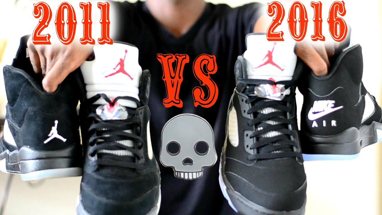 2011 vs. 2016 Jordan 5 "METALLIC" Comparison / NIKE AIR or NAW??/ Which 1 do you choose? смотреть онлайн