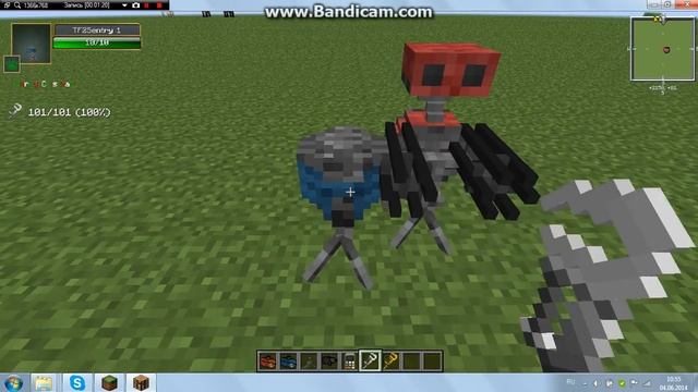 Обзор модов на Minecraft 1.7.2 пушки из TF2 смотреть онлайн